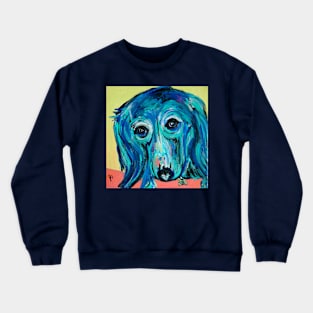 Blue Dachshund Crewneck Sweatshirt